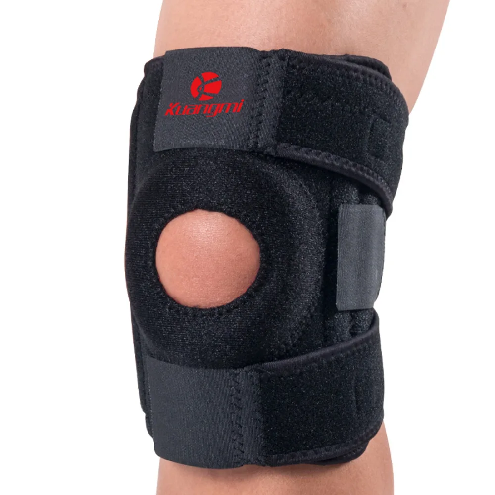 Kuangmi Knee Support Sports 1pc Adjustable Bandage Knee Pads Hiking