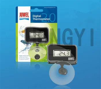 

JUWEL 1 piece aquarium digital thermometer submersible sucker cups for fish tank intelligent thermometer waterproof