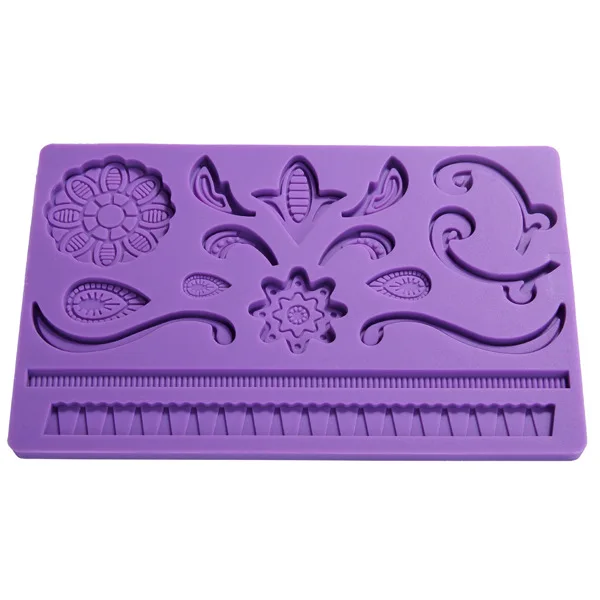 

Fondant tool different leaves shape baking mold silicone embossing die sugar Arts flower D919