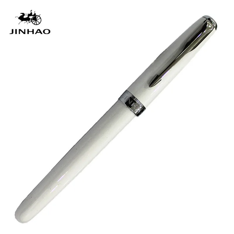 JINHAO 601 бизнес 6 цветов на выбор Средний Перьевая ручка иридиевая перьевая ручка канцелярские принадлежности для школы и офиса ручка для письма - Цвет: 2