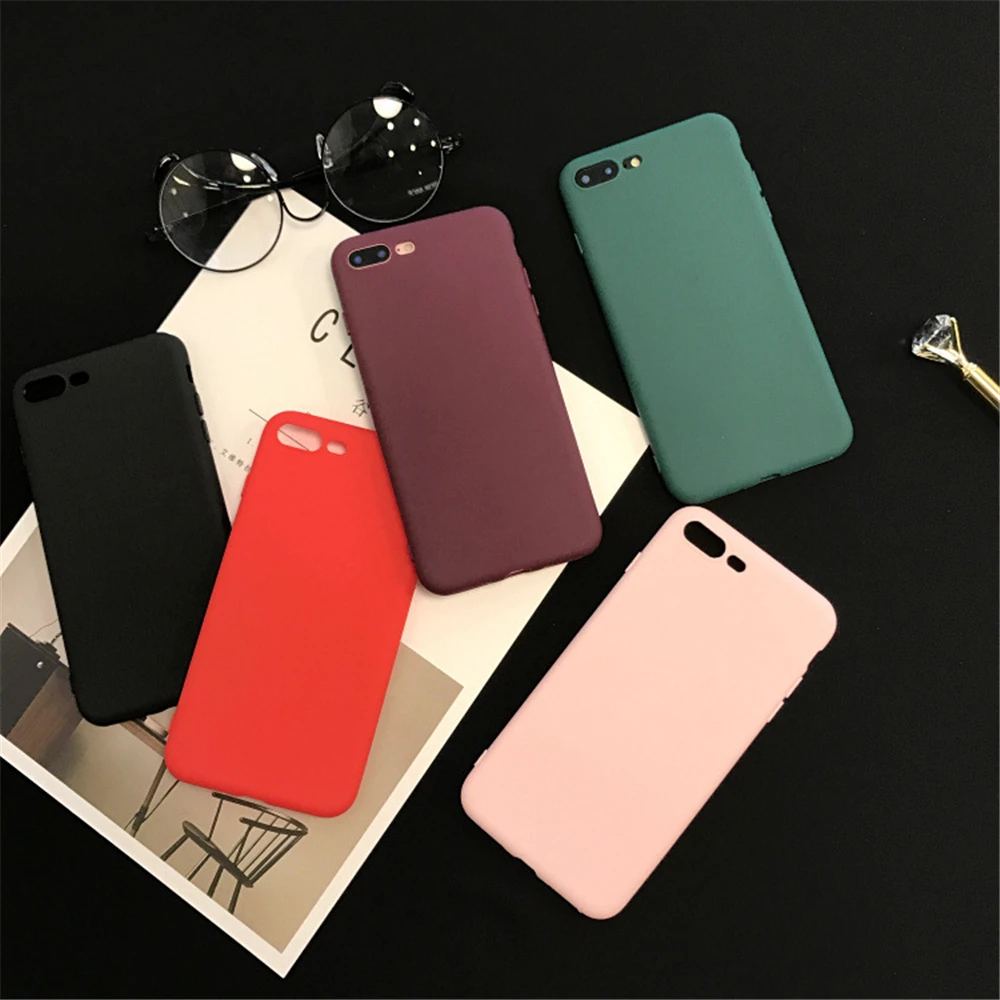 Облегающий чехол Boucho для iphone 5 5s SE 6 6s plus силиконовая Мягкая задняя крышка из ТПУ X 7