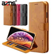 Leather Flip Retro Case For iPhone XS Max 6.5″ Wallet Cover For iPhone X XS 5.8″ 6 6s 7 8 4.7″ 6 Plus Coque Magnetic Phone Bag