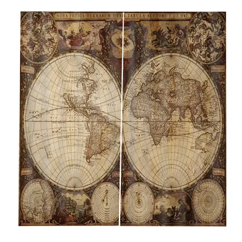 

2019 Customize Window Cortains For Bedroom Blackout world map Curtains For Living Room Blackout 3d Curtains