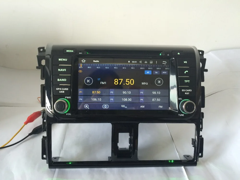 Best 7"Android 6.0 for Toyota vios and yaris 2014 car dvd,gps navigation 4G,4 core,16G,1024 x 600,Russian,English 11