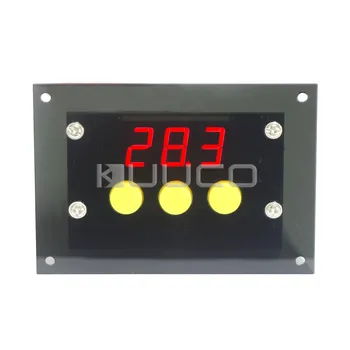 

Mini Temp Controller -50~110 Celsius Degrees Digital Thermostat DC/AC 12V Temperature Difference Control Switch
