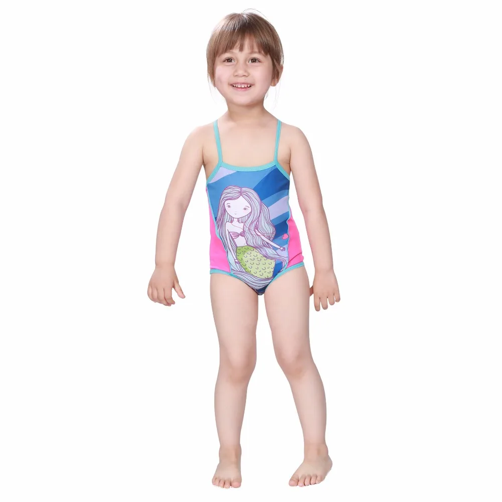 Megartico/купальный костюм для девочек; цельный костюм для детей; коллекция года; летний купальник с принтом русалки; цвет розовый; детская пляжная одежда с открытой спиной