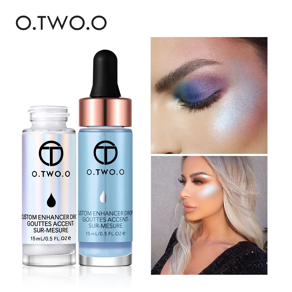 blue highlighter makeup