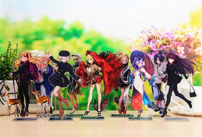 

Anime Fate Grand Order Nero Ereshkigal Abigail Scathach Altera Acrylic Stand Figure Halloween Cosplay Keychain Desk Stand Toy