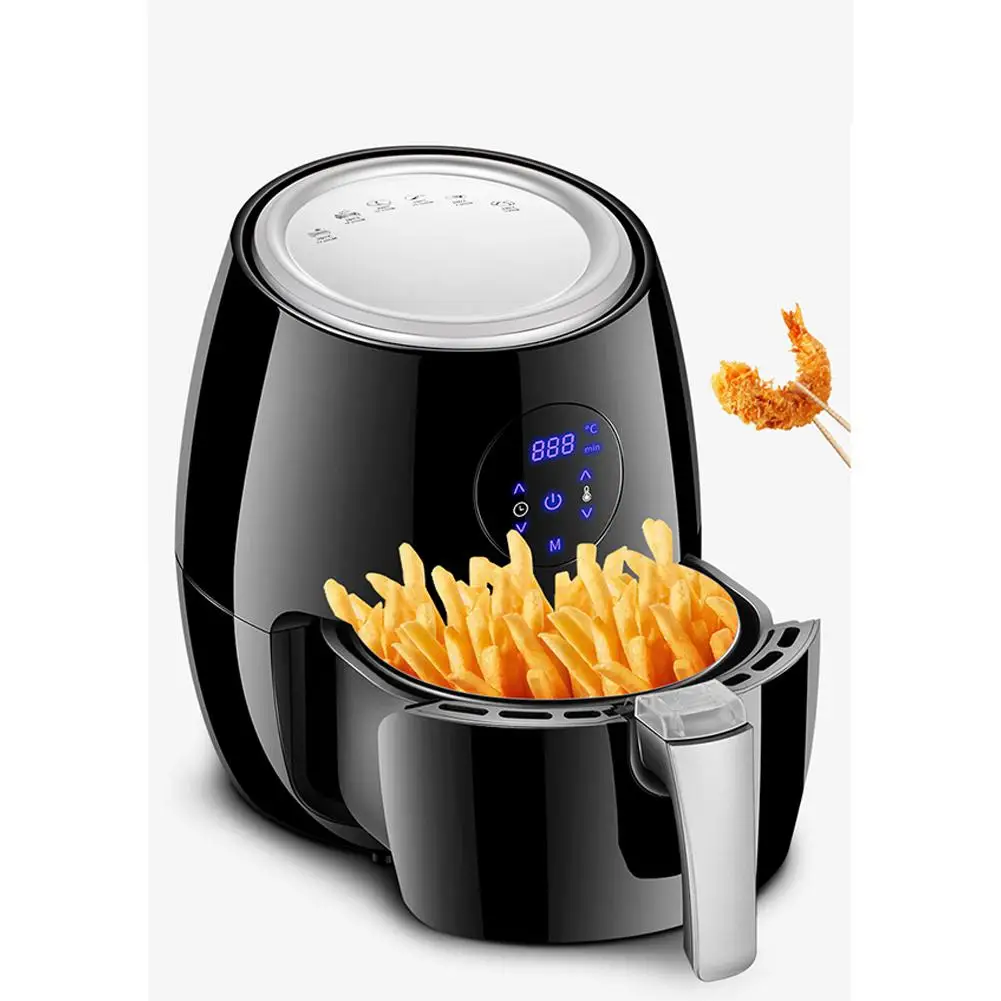 Adoolla 220V 3.8L Household Intelligent Touch Screen Smoke-Free Electric Fryer