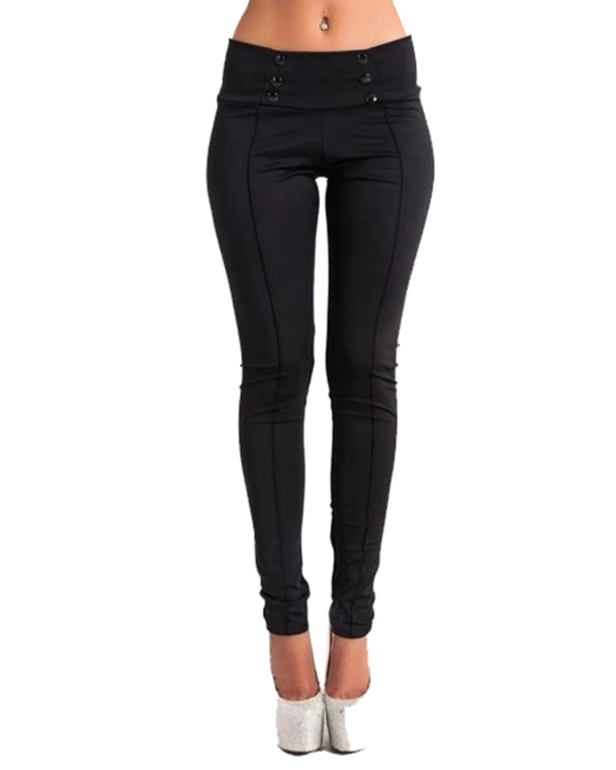 Для женщин узкие брюки ZANZEA лето-осень пикантные обтягивающие леггинсы середины талии пят женские укороченные брюки больших размеров плавки более Размеры