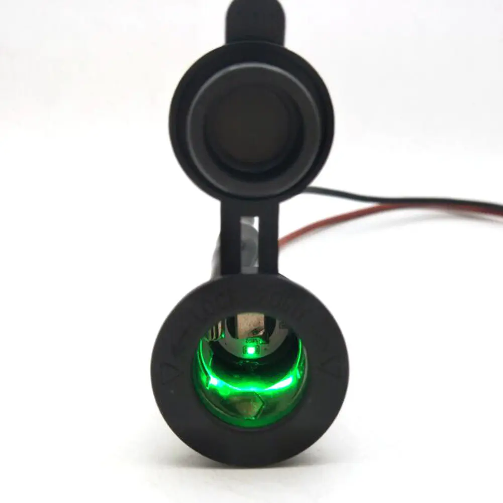 

Professional Car 12V Cigarette Plastic 1pcs Boat Motorcycle Lighter Power Plug Outlet Waterproof Universal 2018