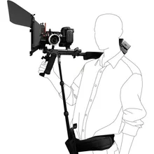 F&V DSLR Rig Support Rod/ Belt fit Shoulder Mount Support Video Camcorder Camera DV/DSLR NEW