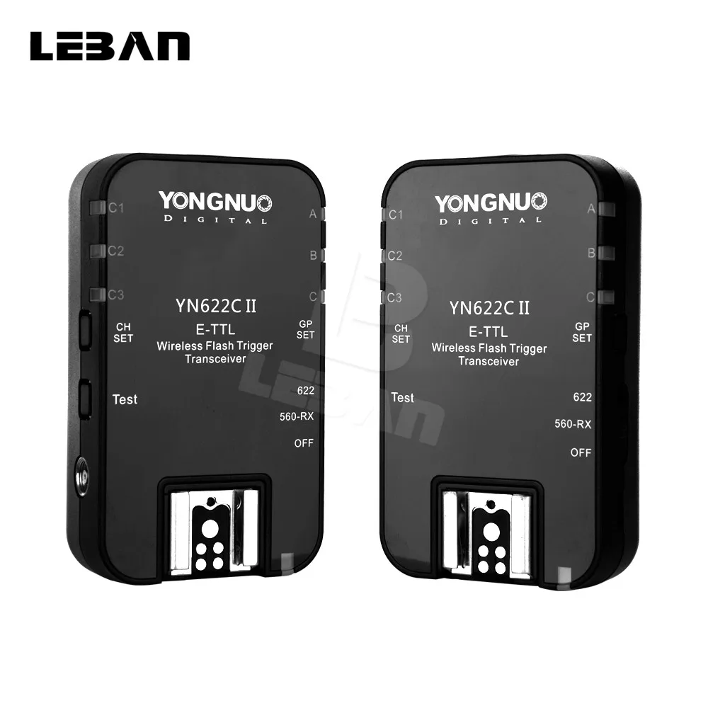 

Yongnuo YN-622C II Wireless ETTL Flash Trigger Receiver Transmitter Transceiver