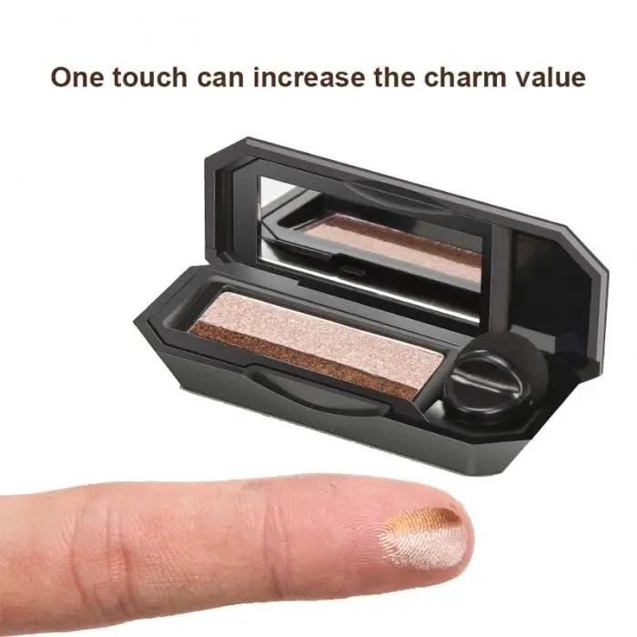 Hot 1 Pcs Women Double Color Eyeshadow Palette Lazy Long Lasting Makeup Cosmetics SJ66
