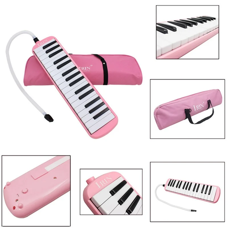 

IRIN New Hard Box 32-Key Tone Piano Mouthpiece Hose Adult Children Universal Playing Instrument With Special Package