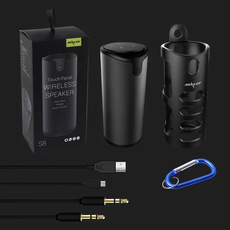 Двойной динамик беспроводной Bluetooth HIFI динамик открытый портативный металлический каплевидный телефон банк питания сабвуфер для ТВ телефона компьютера