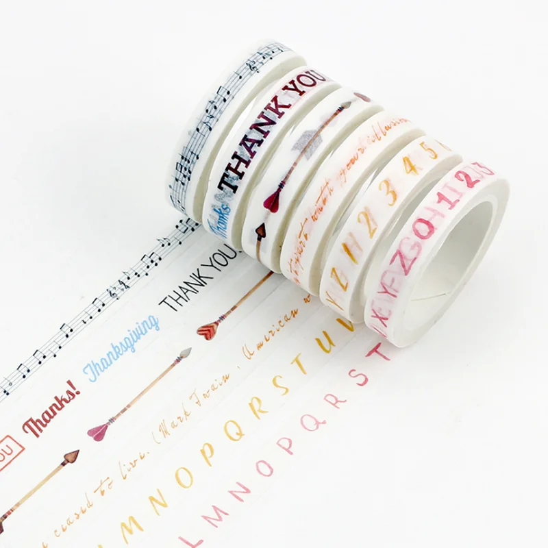 

1 Pcs Cute 8m*8mm DIY Kawaii Masking Tape Washi Tape Decorative Adhesive Tape For Home Decoration Diary Student Stationery