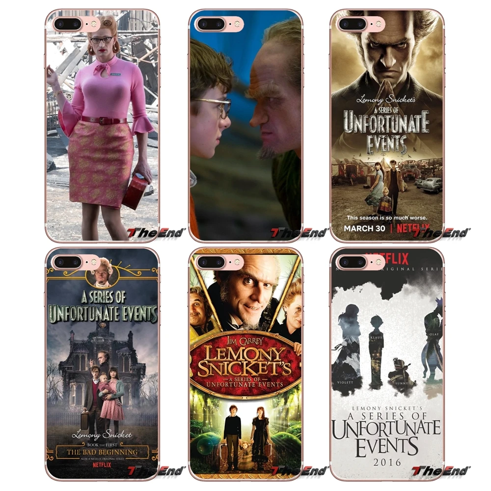 

A Series of Unfortunate Event Soft Case For Samsung Galaxy S2 S3 S4 S5 MINI S6 S7 edge S8 Plus Note 2 3 4 5 Grand Core Prime