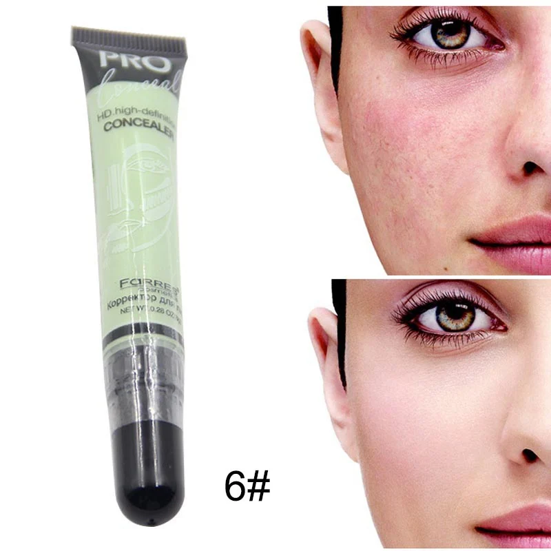 New 6 Color Concealer Cover Black Circles Freckles Blood Streak Even Skin Tone Waterproof Concealer Beauty Cosmetics New 6 Color Concealer Cover Black Circles Freckles Blood Streak Even Skin Tone Waterproof Concealer Beauty Cosmetics