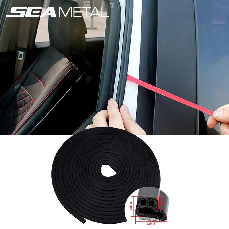 

Car Door Seal Strips Universal Rubber Soundproof Waterproof Sealing Stickers in Auto Trunk Trim Sticker on Car Goods Accessories