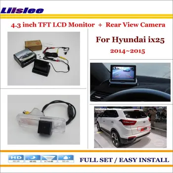 

For Hyundai ix25 2014~2015 Car 4.3" TFT LCD Screen Monitor & Car Rearview Back Up Camera 2 in 1 Car Parking Assistance System