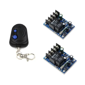 

Free Shipping DC12V-48V Wide Range Voltage Radio Wireless Remote Control Light Switch Learning Code Receiver With Transmitter