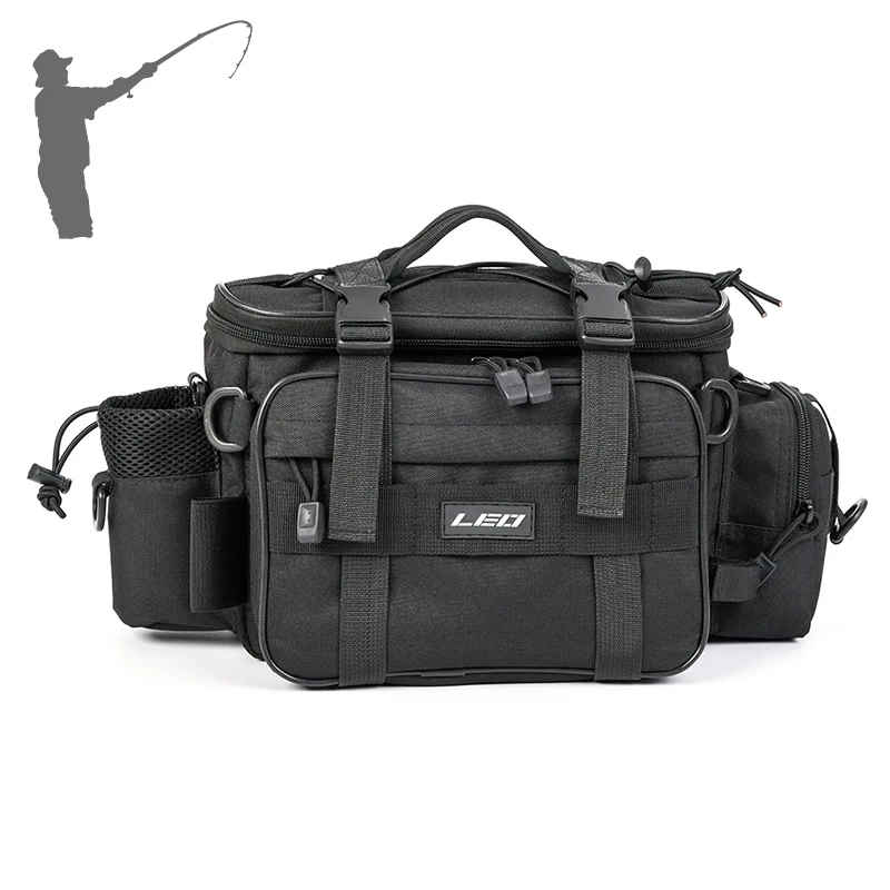 

40*17*20cm Fishing Bag Men Women Multifunctional Waterproof Outdoor Waist Shoulder Bag Case Reel Lure Storage Bag Fishing Tackle