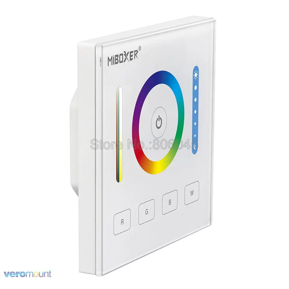 MiBOXER DALI 86 Touch Panel RGB RGBW RGB+CCT 3 in 1 Smart LED Controller DP3 for RGB RGBW RGBCCT LED Strip