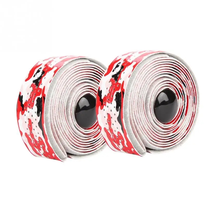 GUB Bike Handlebar Tape Wet PU Cycling Handlebar Bar Tape End Plug Anti