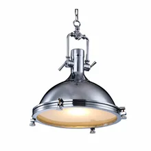 Modern Retro Industrial Loft Pendant Light Vincent Chrome Country Rustic Pendant Lamp Fixture Lighting E27 For