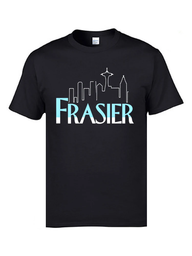 

frasier Cheers T-shirts America TV Comedy Movie Normal Cotton Fabric O Neck Men Tops T Shirt 3D Printed On T Shirt Good Quality