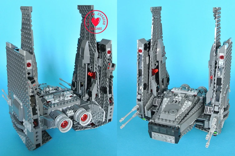 

NEW Kylo Ren Command Shuttle fit legoings star wars figures fighter model building Blocks bricks 75104 gift kid boys Toys