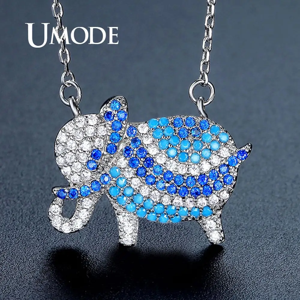 Ожерелье UMODE с подвеской в виде слона из таиланда для женщин новый дизайн