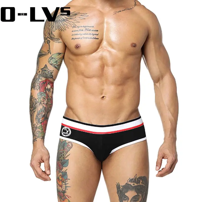 ORLVS Brand Sexy Underwear Men Briefs Cotton Underwear Men Cueca Male Panties Breathable Men's Briefs Gay Men Underwear ET72 ORLVS Brand Sexy Underwear Men Briefs Cotton Underwear Men Cueca Male Panties Breathable Men's Briefs Gay Men Underwear ET72