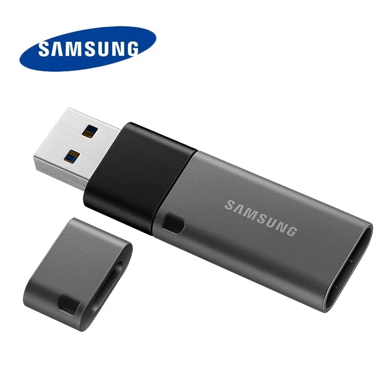 US $20.79 SAMSUNG USB Flash Drive 32G 64G 128G 256G Double Port Pen Drive USB31 Type C Type A Pendrive Memory Stick For Smartphone Tablet