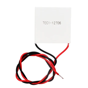 

Glyduino New 1 PCS TEC1-12706 12V 6A 40*40MM TEC semiconductor Thermoelectric Cooler Peltier (TEC1-12706)