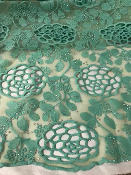 

special embroidered mesh material with glitter French net lace fabric yaking-52825 for sexy dress