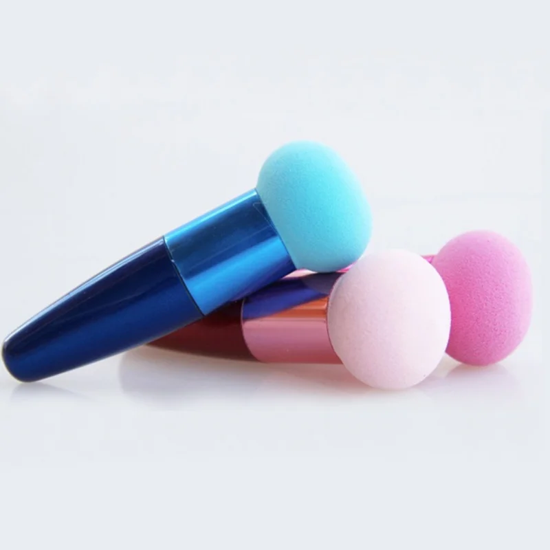  Sponge Blender Flawless Smooth Round Shaped Powder Puff Brush Tool Makeup Beauty 