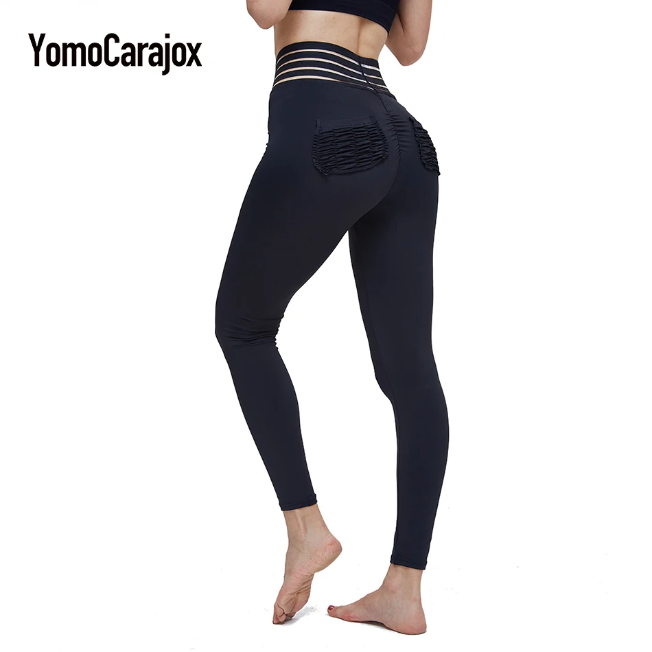 

High Waist Women Fitness Pants Running Sexy Women Workout Yuga Trousers Sport Pants Female Sexy Hip Slim Push Up Ladies Leggings