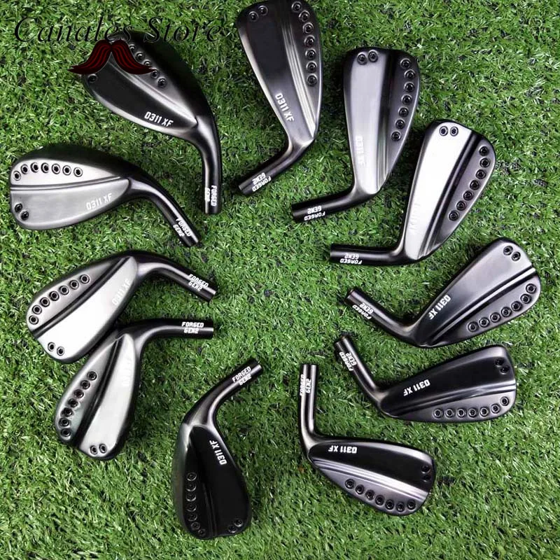 Golf clubs 0311xf Gen2 black irons set 4-9WG gen2 0311xf Golf iron Stee shaft or Graphite R or S Golf shaft Free shipping