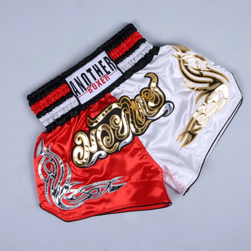 Muay Thai Shorts Professional Sanda Boxing Suits Adult Competition ...