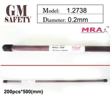 MRA 1,2738 из 0,2 мм лазерной сварки провода для сварщиков 200 шт. в 1 лазерной трубки T012230