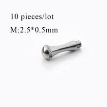 10 шт./лот ножницы для волос части Съемный палец ножницы Tang хвост ногтей Clavo De Cola M: 2,5*0,5 мм Ножницы аксессуар