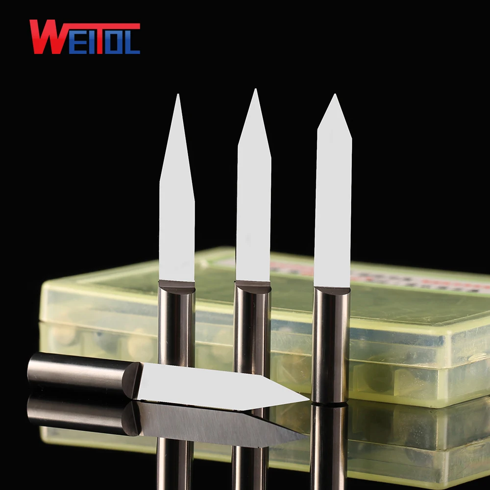 WeitolNseries45mmOVL10pcslot6mmflatbottomengravingbitsCNC