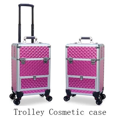 

Cosmetic case trolley professional makeup artist multi-layer Beauty Luggage large-capacity multi-function nail tattoo toolbox