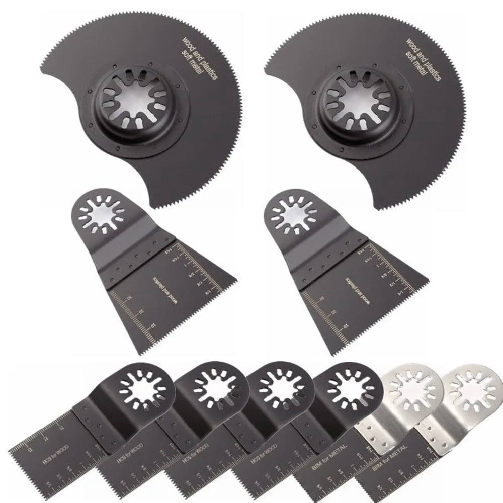 

10Pcs Wood Saw Blades for Fein Bosch Makita Milwaukee Bosch Multitool Wood metal cutting saw blade
