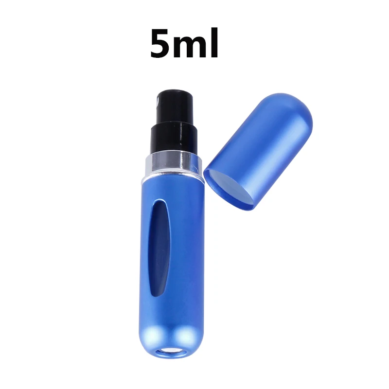 OSHIONER 5 мл/8 мл портативный мини многоразовый флакон-распылитель для духов алюминиевая бутылка с пульверизатором для путешествий контейнер флакон духов - Цвет: 5ml Matte blue