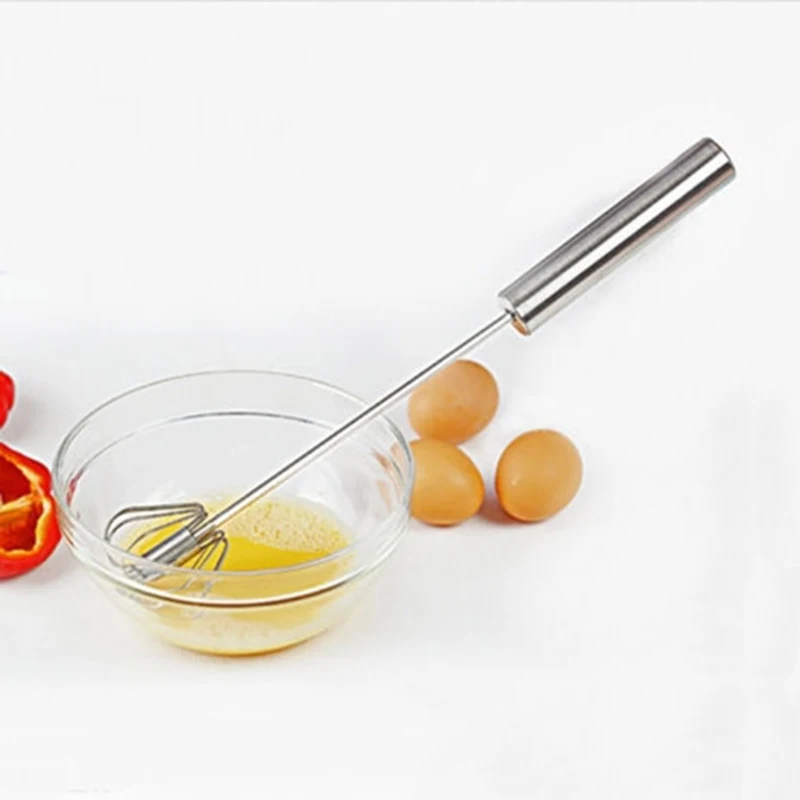 Stainless Steel Egg Beater Hand Blender Egg Whisk Hand Pressure Rotary