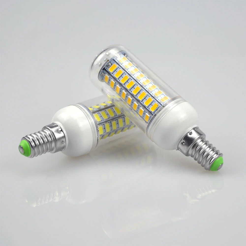 

1Pcs 220V LEDs Candle light Spotlight Full NEW LED lamp E27 E14 3W 5W 7W 12W 15W 18W 25W SMD 5730 Corn Bulb Chandelier
