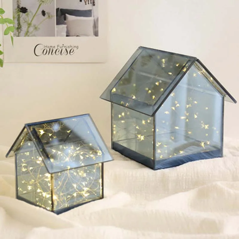 

NYAA Small House Decoration with LED Nightlight Creative Female Room Decoration Christmas Gift
